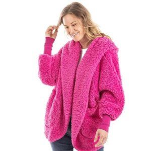 Pink Lightweight Sherpa Wrap